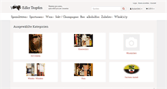 Desktop Screenshot of edlertropfen.com