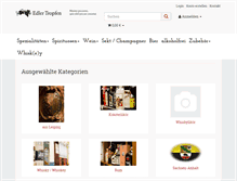 Tablet Screenshot of edlertropfen.com